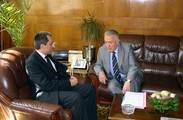 MINISTER PLAMEN ORESHARSKI MET WITH EUROPEAN COMMISSIONER ON TAXATION LASZLO KOVACS - 12.09.2005