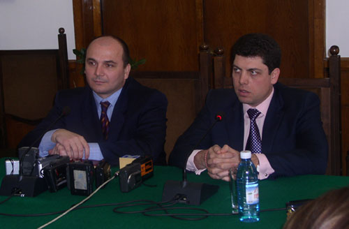 Министър Милен Велчев и заместник-министър Любомир Дацов