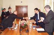 Minister of Finance Plamen Oresharski met with the Governor of the Council of Europe Development Bank (CEB), Rapha&#235;l Alomar