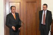 Minister of Finance Plamen Oresharski and Prosecutor General of the Republic of Bulgaria Boris Velchev signed an Instruction on the organization and forms of cooperation between the Ministry of Finance and the Prosecutor’s Office