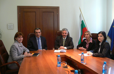 MINISTER ORESHARSKI MET WITH THE TEAM OF THE AUDIT COMMITTEE TO THE AUDIT OF EU FUNDS EXECUTIVE AGENCY