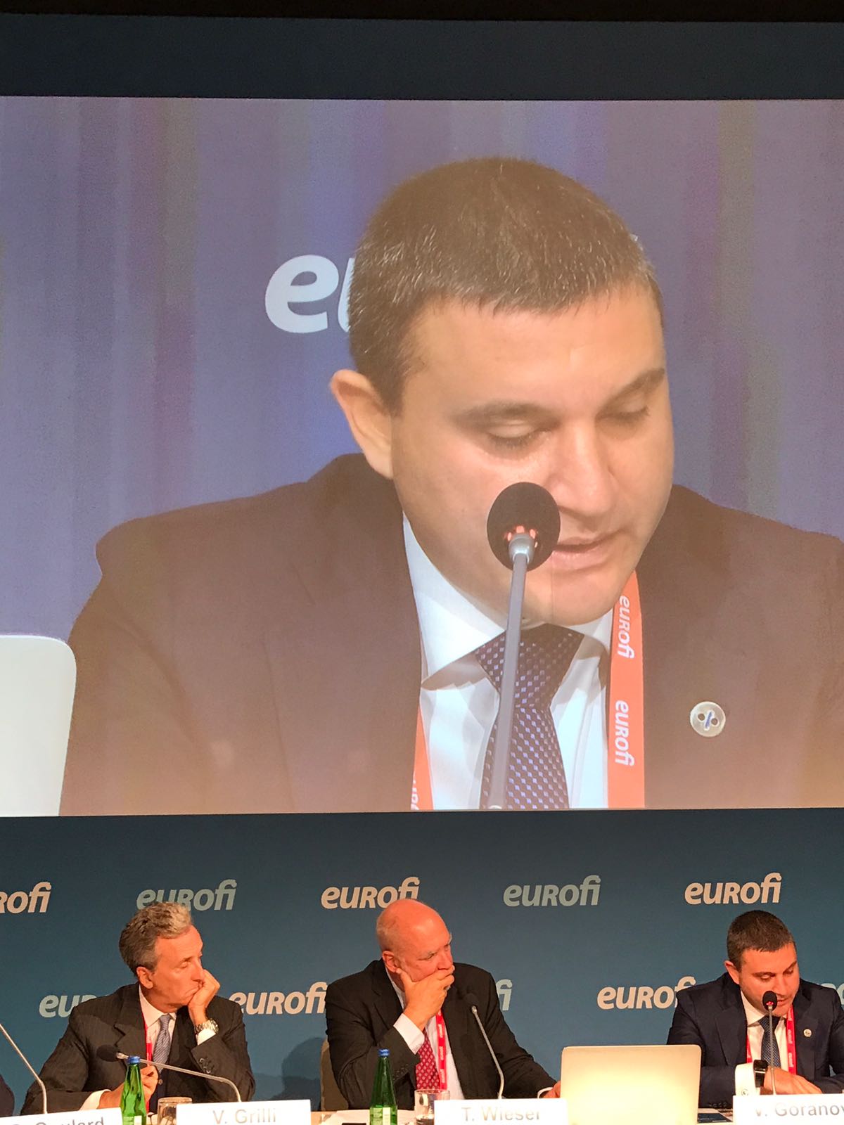 MINISTER OF FINANCE VLADISLAV GORANOV TAKES PART IN EUROFI AND ECOFIN IN TALLINN, ESTONIA