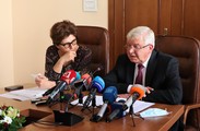 Press-conference of the Minister of Finance Kiril Ananiev and Deputy Minister of Finance Marinela Petrova