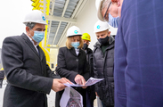 Inspection of the construction of the building on the Sofia Tech Park territory where the super computer, which is part of the EuroHPC Joint Undertaking, will be located