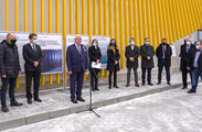 Inspection of the construction of the building on the Sofia Tech Park territory where the super computer, which is part of the EuroHPC Joint Undertaking, will be located
