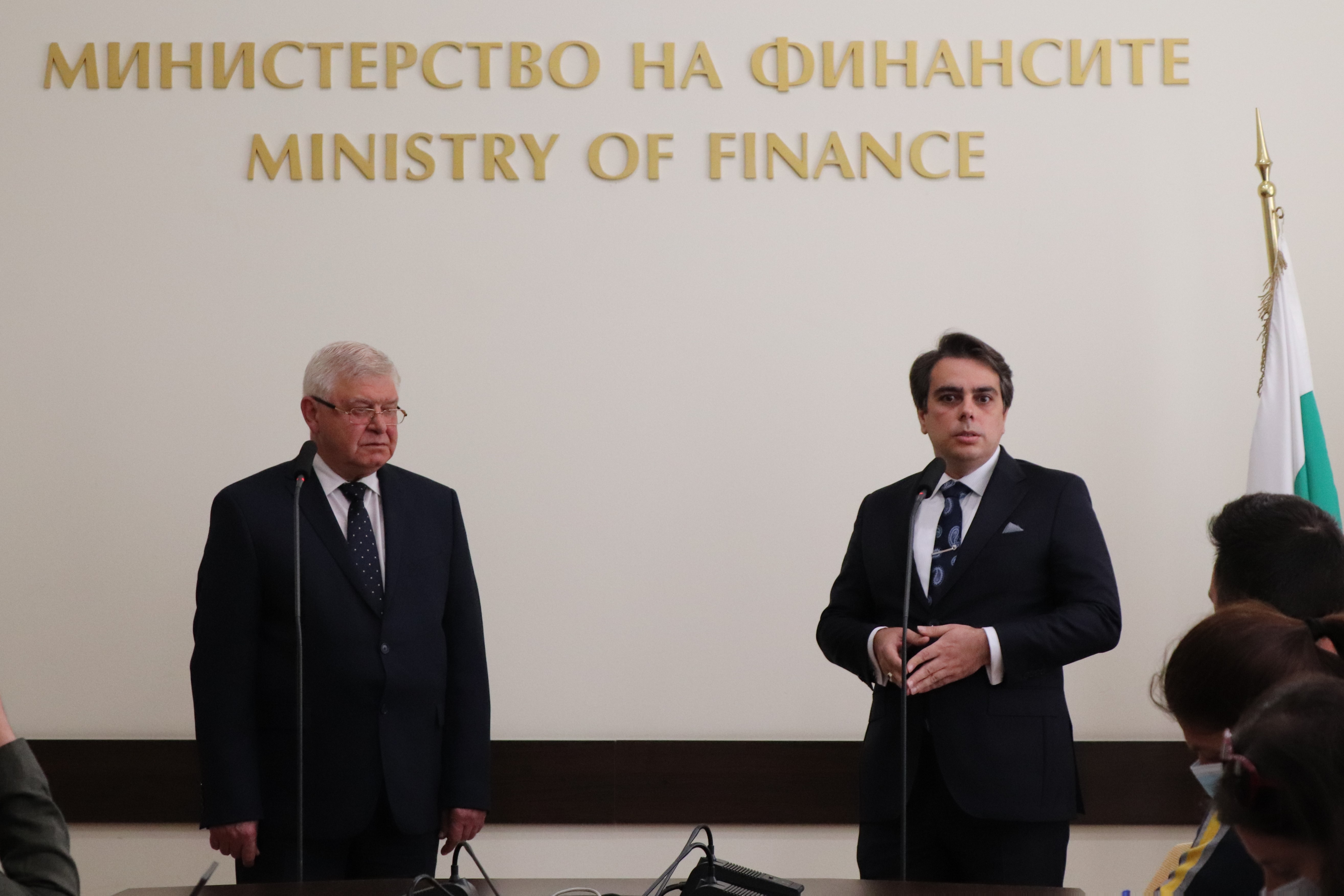 Министър Ананиев и министър Василев