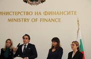 Предстаяне на екипа на министъра на финансите Асен Василев и новото ръководство на приходните агенции