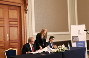 Framework agreement for pandemic crisis response programme Signing ceremony