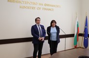 Inauguration of Rositza Velkova-Jeleva as the Minister of Finance