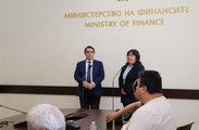 Inauguration of Rositza Velkova-Jeleva as the Minister of Finance