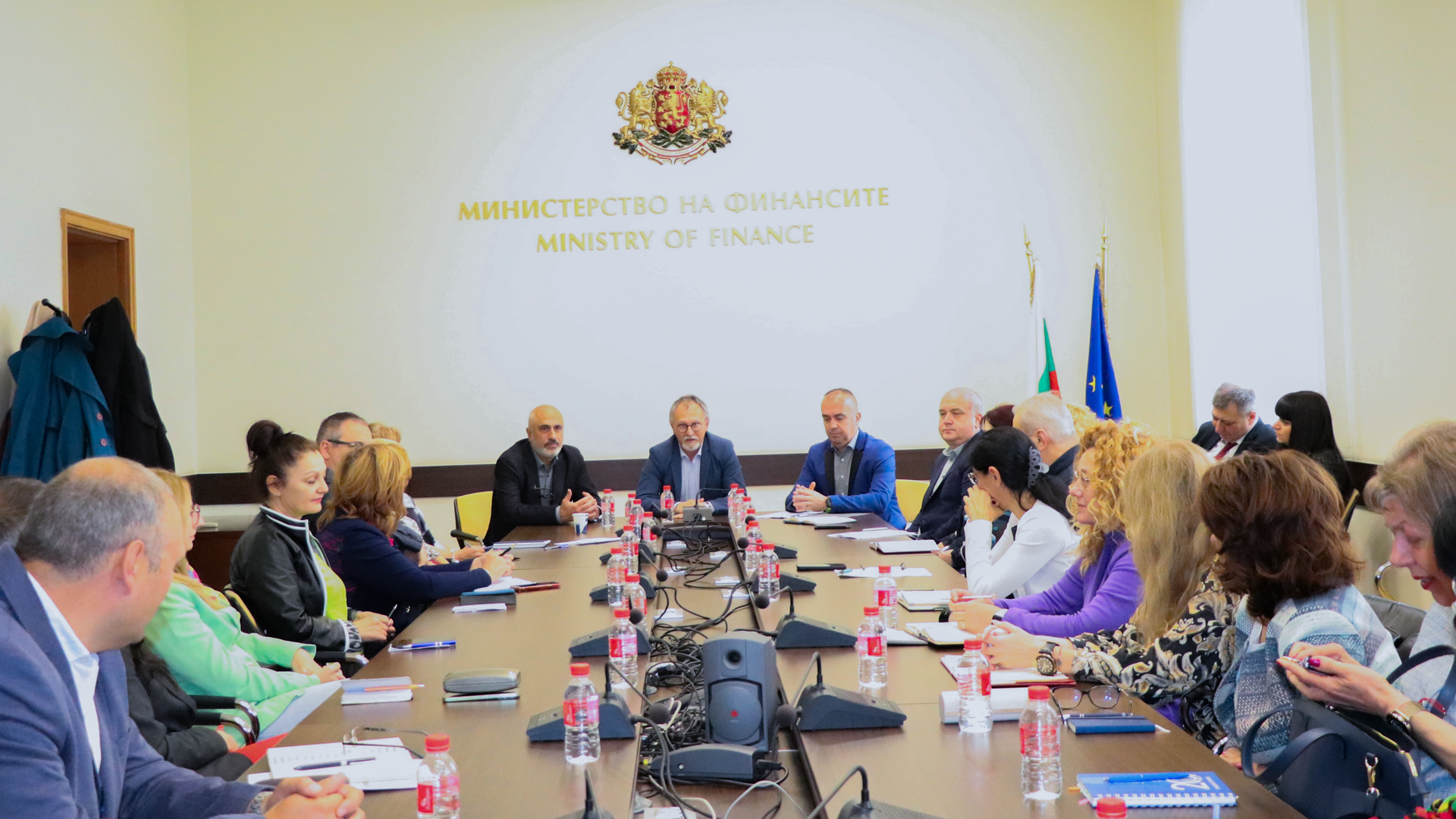 Заместник-министър Стефан Белчев на среща с вътрешни одитори