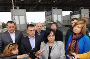 Министърът на финансите Теменужка Петкова и директорът на Агенция „Митници“ Георги Димов на посещение в Митнически пункт „Капитан Андреево“